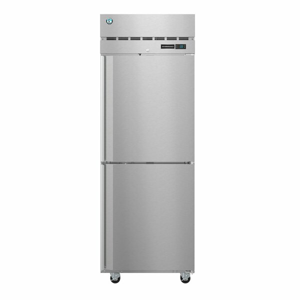 Hoshizaki America Refrigerator, Single Section Upright, Half Stainless Doors with Lock,  R1A-HS